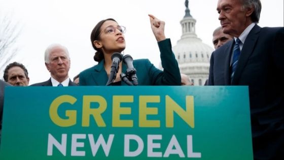Alexandria Ocasio-Cortez, proponente del Green New Deal