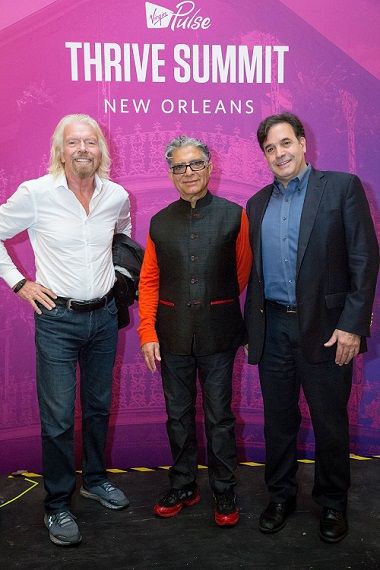 Richard Branson con Deepak Chopra