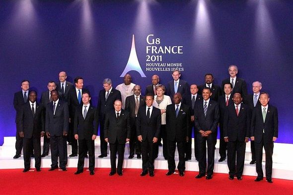 Cumbre del G8 en Francia año 2011
