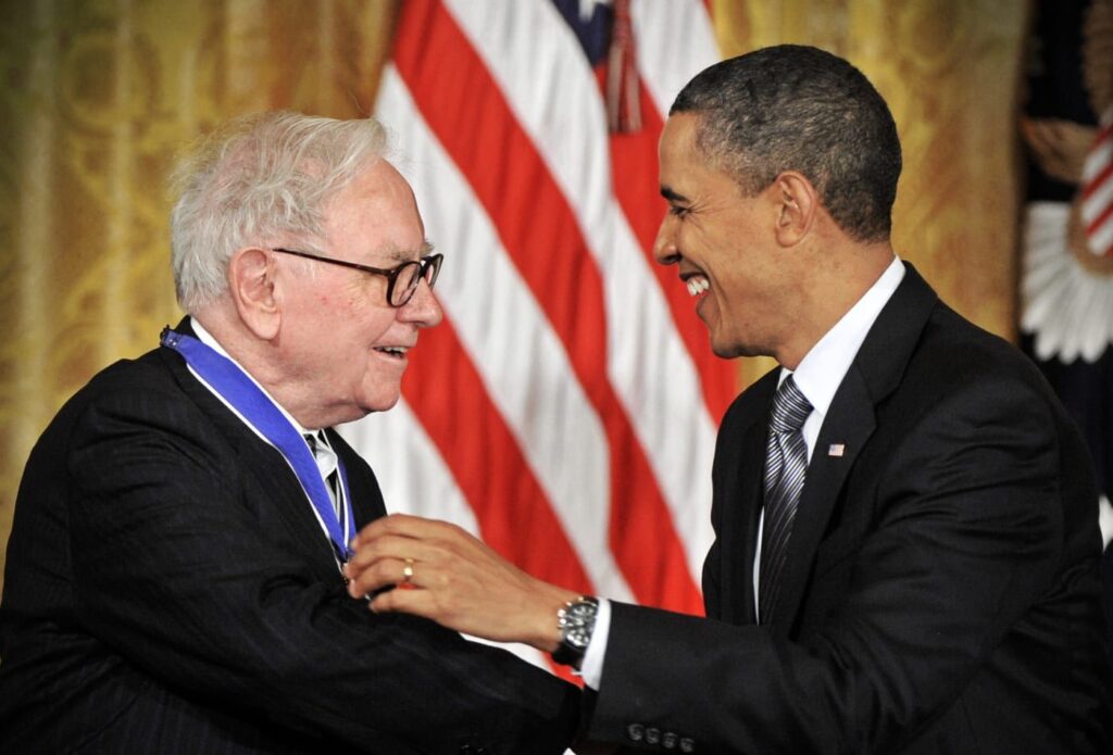Warren Buffett y Barack Obama