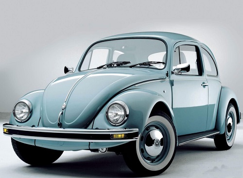 Modelo clásico del Volkswagen Tipo 1 en la década de los sesenta