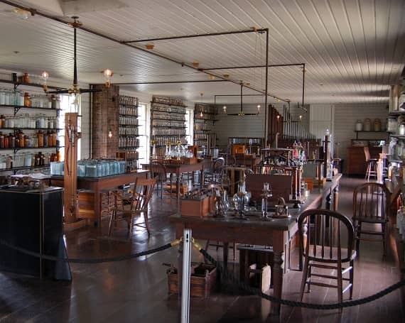 Réplica del laboratorio de Edison en Menlo Park