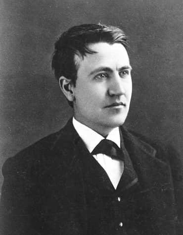 Thomas Alva Edison joven
